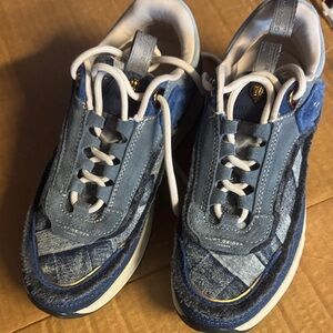 Kurt Geiger Blue Denim look Ladies Sneakers